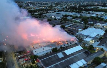 Se registra incendio en fábrica de tabaco en San Pedro de Macorís